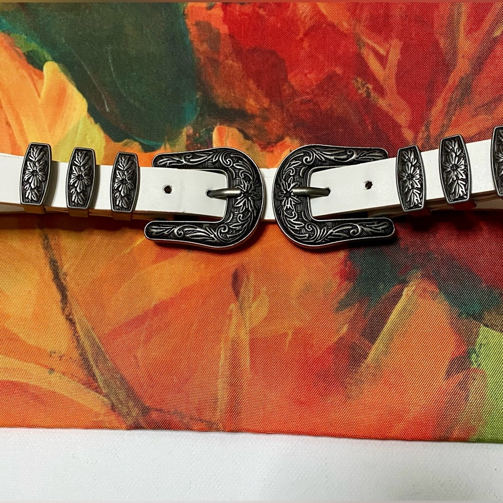 🌸🍀New, removable, double buckle belt, cowgirl style🌸🍀#CB